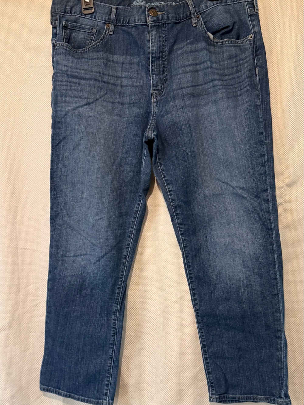 Bauer Women's Medium Blue Straight-Leg Jeans